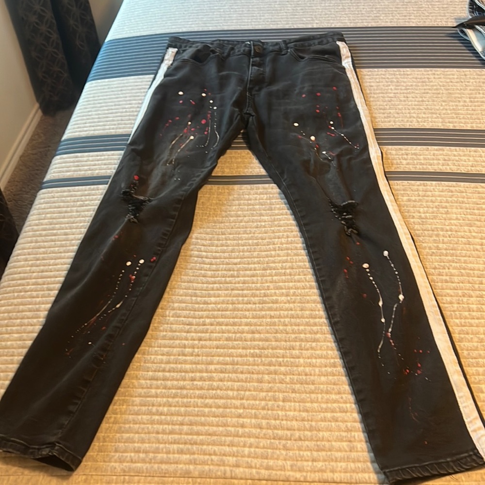 Black jeans pants